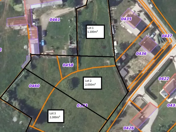 Terrain 2300 m²