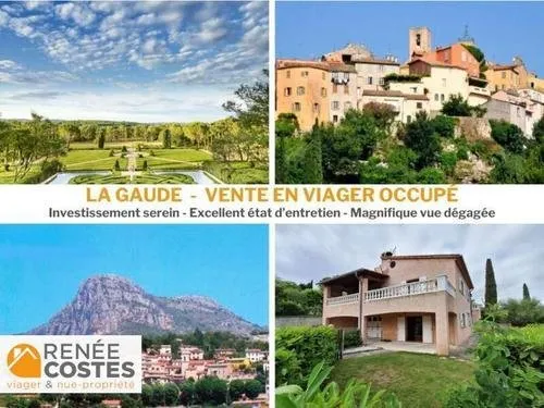 Viager occupé - F77-H78 ans - LA GAUDE (06610)