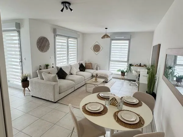 Appartement T4 neuf avec balcon et garage double