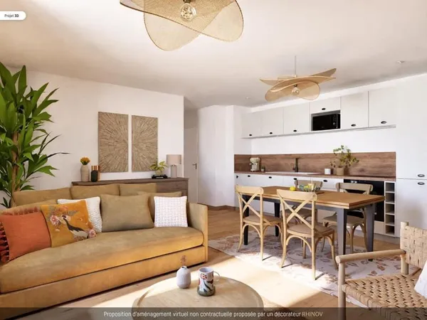Appartement 2 pièces 51 m²