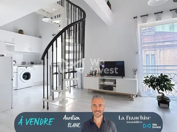 Appartement duplex en dernier étage