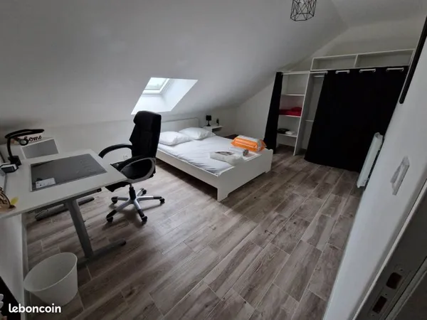 Grande chambre dans coloc très spacieuse