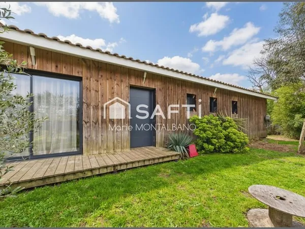 Maison 97m2 avec terrain de 1350m2 à vendre au Teich