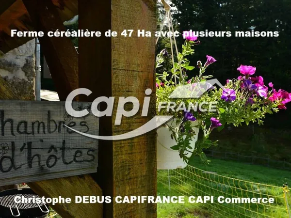 A vendre, Propriété agricole rare avec terres libre de tous fermage avec leurs DPB et plusieurs bâti