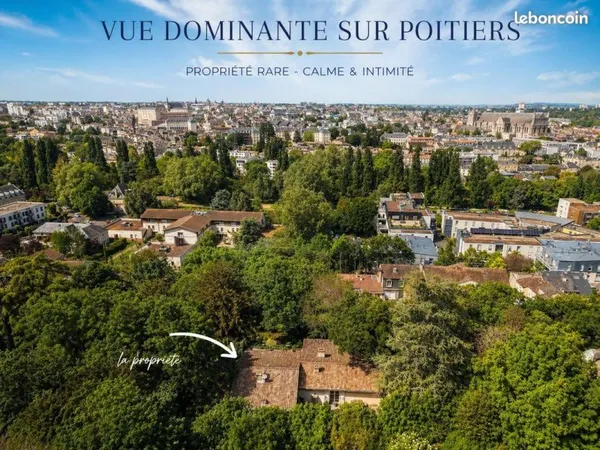 🌿 Propriété d'exception à Poitiers - Vue dominante, calme absolu, potentiel remarquable