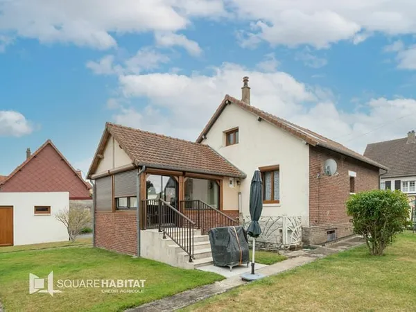 Maison Neuville les Dieppe 3 pièce(s) 90 m2 -garage -630m2 de jardin