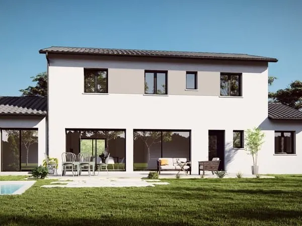 Maison étage à Meyrieu-les-Étangs, 125 m² + garage 20 m² au prix de 406 250 € !