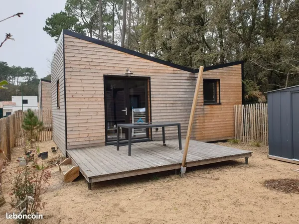 Maison en bois 30m² à 400m de la mer
