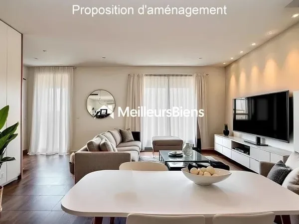 Appartement au dernier étage avec balcon