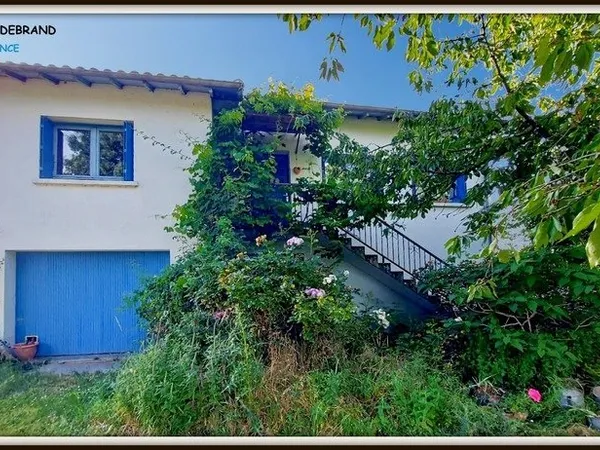 Maison de 90m² sur parcelle de 1000m² - 3 chambres et sous sol aménageable