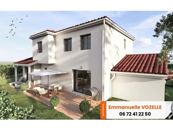 TERRAIN DE 599m² A PONT-DU-CHÂTEAU AVEC PROJET DE CONSTRUCTION