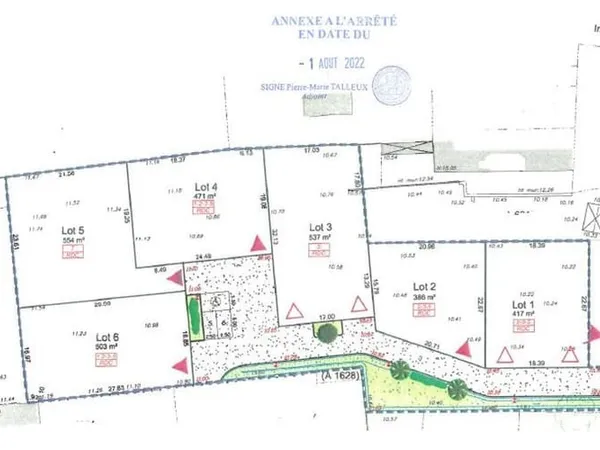 Terrain 471 m²