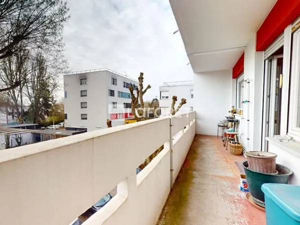 Appartement Schiltigheim 3/4 pièces 77.55 m2, terrasse, en étage, cave, ravalement façade récent
