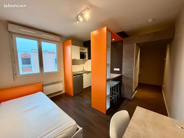Appartement 1 pièce 19 m²
