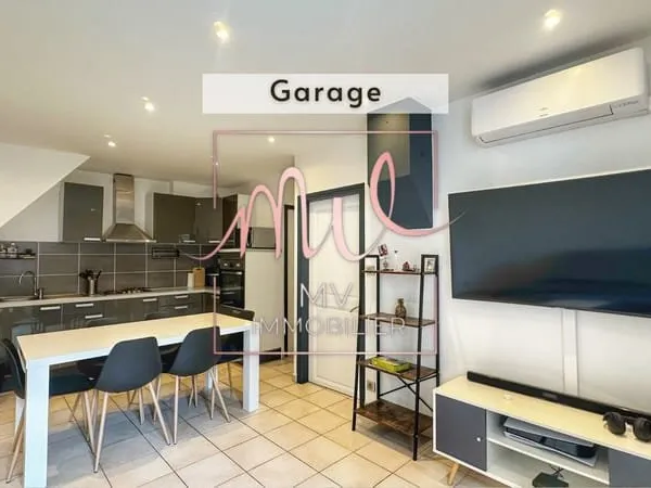 TULLINS, T4 Duplex 73,77 m2 avec garage et cave