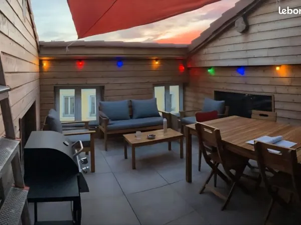 Appartement coup de coeur avec tropezienne