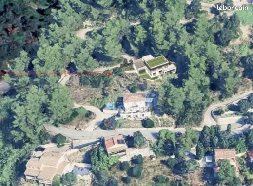 Terrain constructible 1550m2 Gorbio