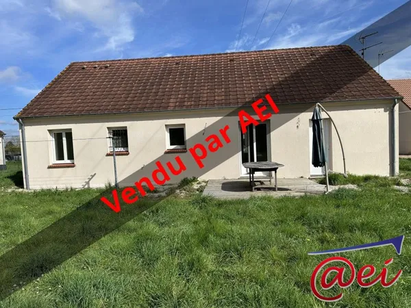 Maison de plain-pied récente T4 sur 800 m² de terrain