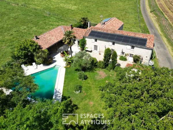 Maison de charme avec piscine
