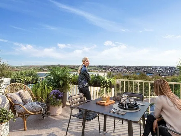Saint-Renan (29290) - Beau T2 lumineux avec BALCON proche commerces et services