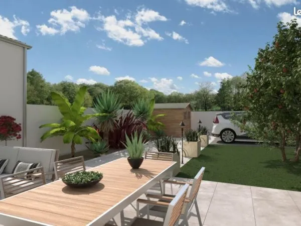 Villa neuve de plain pied + terrain de 700m² à Servian