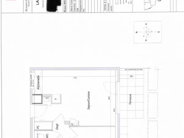 Appartement Vente Saint-Cyr-au-Mont-d'Or 2p 46m² 235000€