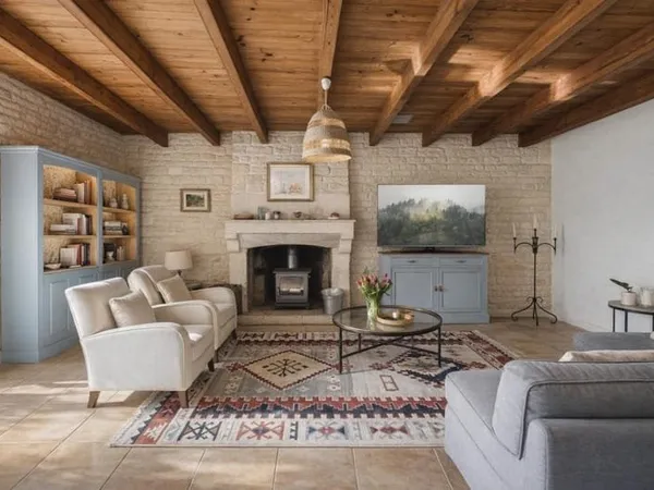 Maison en pierre rénovée 204 m², parc arboré, dépendances 15 mn de NIORT