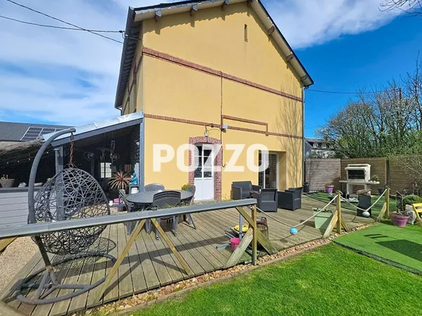 A vendre : Charmante Maison Ancienne Gare -entièrement rénovée - Quettreville sur sienne- 8.7 km de 