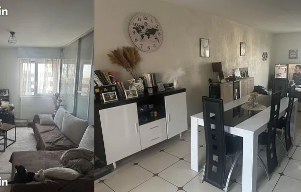 T3 (ancien T4) - 81 m² - Balcon - proche Gare Châteaucreux / Tram
