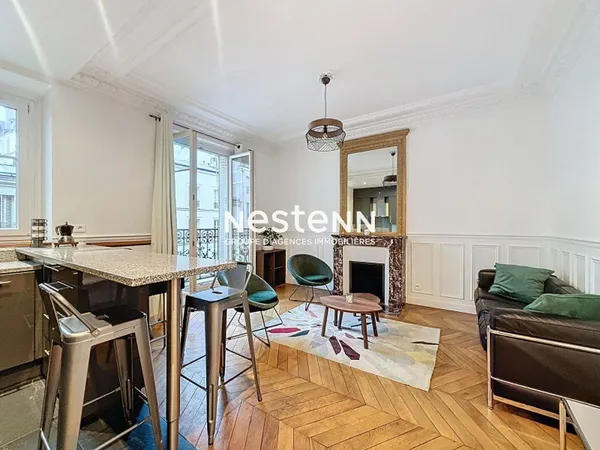 Exclusivité - A vendre - Paris 17 : appartement 3 pièces - 54m² - charme de l'ancien - ascenseur - r
