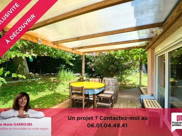 Simandres T2 de 47 m2 - Jardin 430 m² - Place de parking