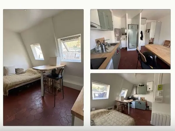 Studio 1 pièce 14 m²