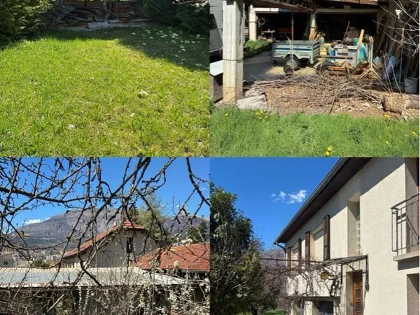 Maison avec très grand terrain et dépendances