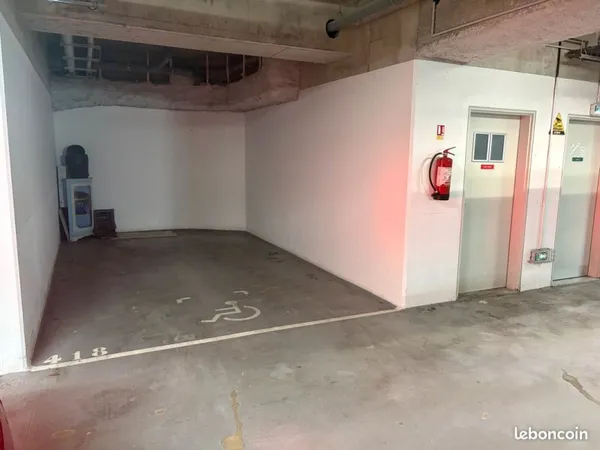 Parking fermé