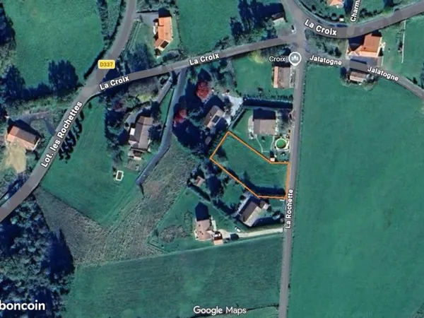 Terrain viabilisé 1500m² Estandeuil