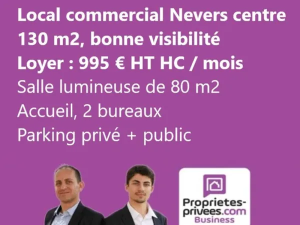 NEVERS CENTRE - LOCAL COMMERCIAL130 M²