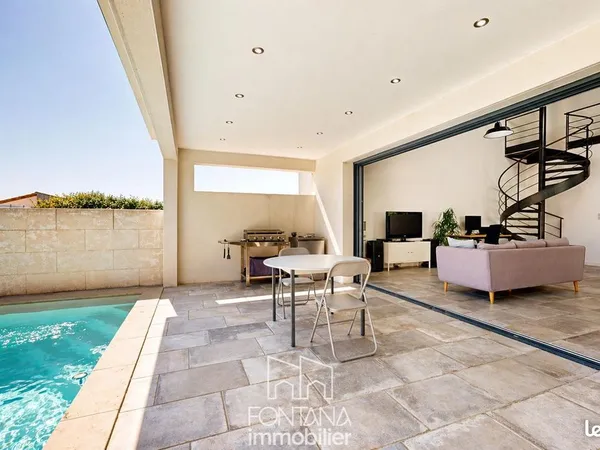 Vente | Maison | 4p | 3ch | 89 m² | Mauguio | Expo Sud-Est | Terrasse · Jardin · Piscine