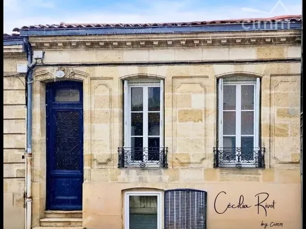 Charmante échoppe T4 rénovée à vendre à Bordeaux