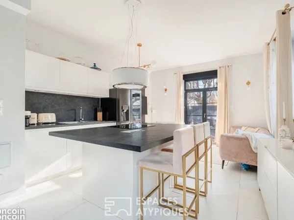 Appartement en duplex charmant + rez de jardin