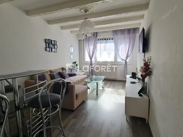 SAINT-LOUIS, F2 meublé, 43.40m²