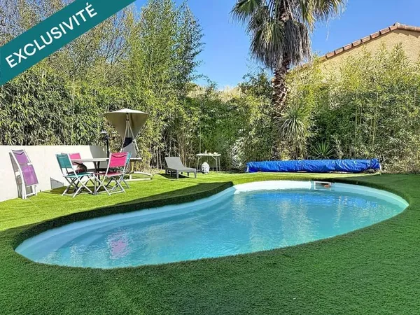 Nouveauté chez Safti Villa plain pied 5 pièces avec piscine - Magalas (34480)