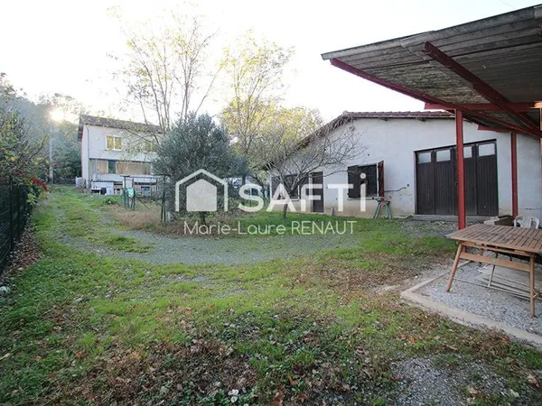 Maison 3 chambres de 117m² - Proche Lac de Miquelou - Terrain 1500m² (un peu plus) - Grand garage 60