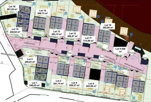 A vendre parcelles viabilisées sur la Rivière Saint Louis