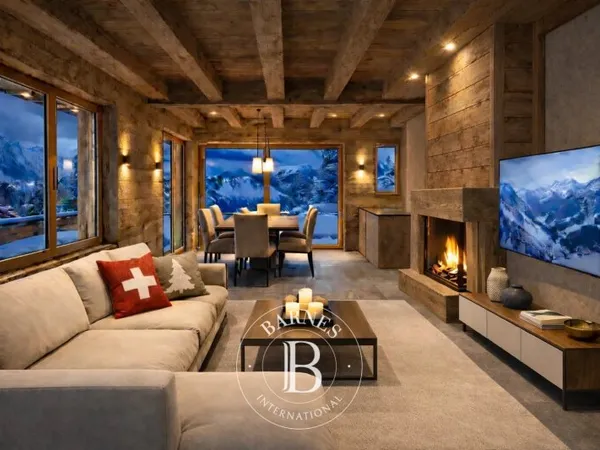 MEGÈVE - ROCHEBRUNE - DEMI-CHALET NEUF - 4 CHAMBRES