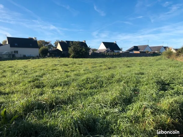 Terrain viabilisé en plein coeur de Brec'h