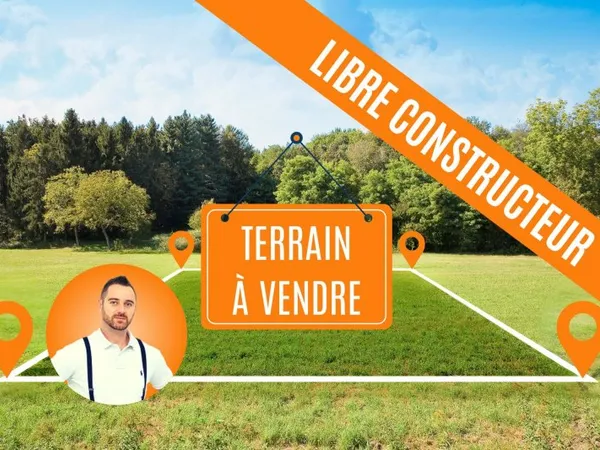 Terrain arboré 767m²