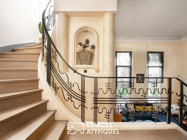 Maison d'architecte Art Déco avec parc et piscine