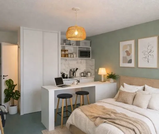 NANTES -- STUDIO -- LOCATAIRE EN PLACE -- PETIT PORT -- PROCHE DES FACS