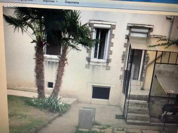 Limoges particulier loue f2 avec jardin privatif 100 m2 véranda terrasse