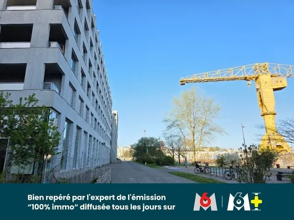 Superbe appartement dans immeuble récent et sécurisé sur l'ile de Nantes